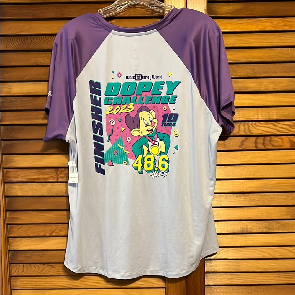 Disney Dopey Challenge 2023 “I did it!” Finisher Tee. NWT.
